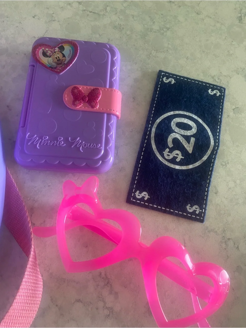 Vampirina Disney Purple Glitter Bat Kids toddler Backpack with Accessories